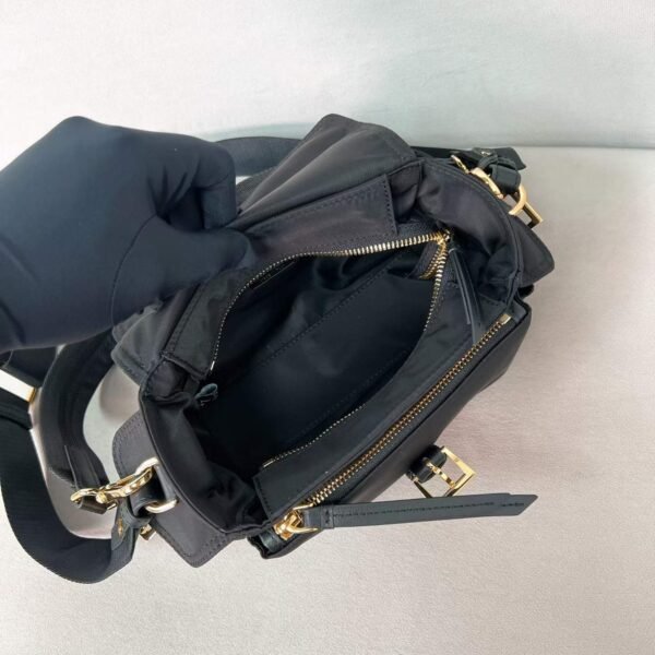 Prada Explore Re-Nylon shoulder bag with flap MINI