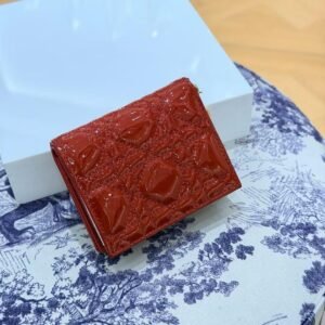 Mini Lady Dior Gardenia Wallet