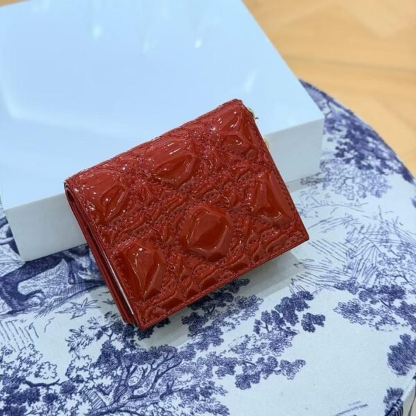 Mini Lady Dior Gardenia Wallet