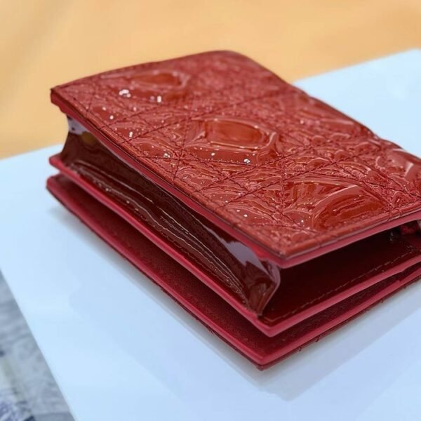 Mini Lady Dior Gardenia Wallet