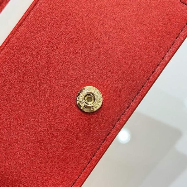 Mini Lady Dior Gardenia Wallet