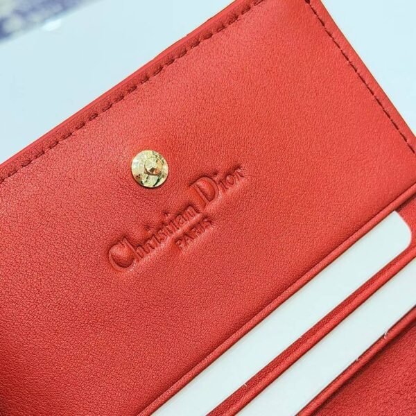 Mini Lady Dior Gardenia Wallet