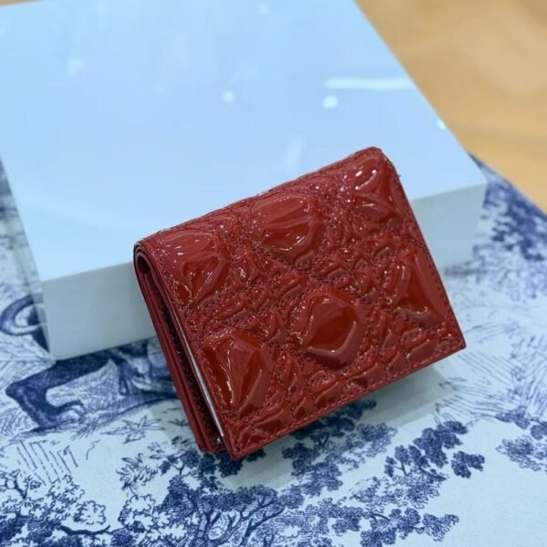 Mini Lady Dior Gardenia Wallet