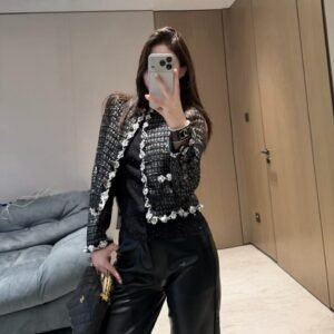 CHANEL  Outerwear+Short Skirt
