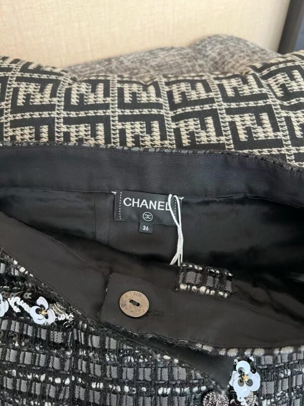 CHANEL  Outerwear+Short Skirt