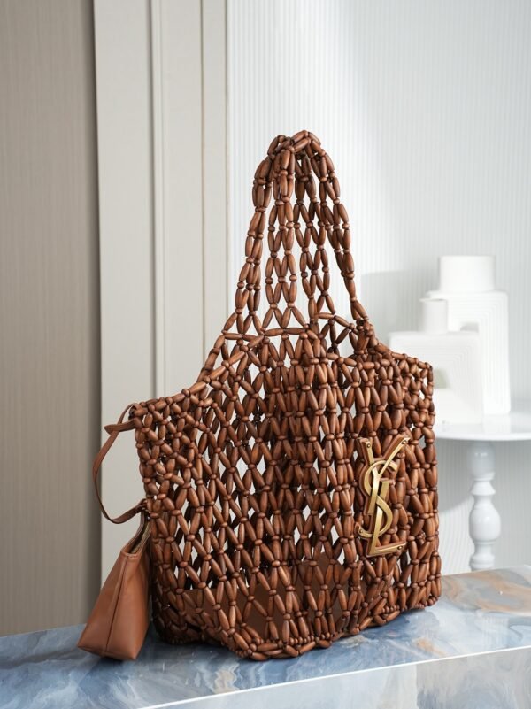 YSL ICARE medium in wood beads