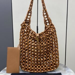 YSL LE 5 À 7 large in wood beads