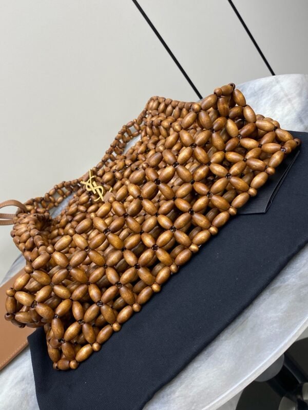 YSL LE 5 À 7 large in wood beads