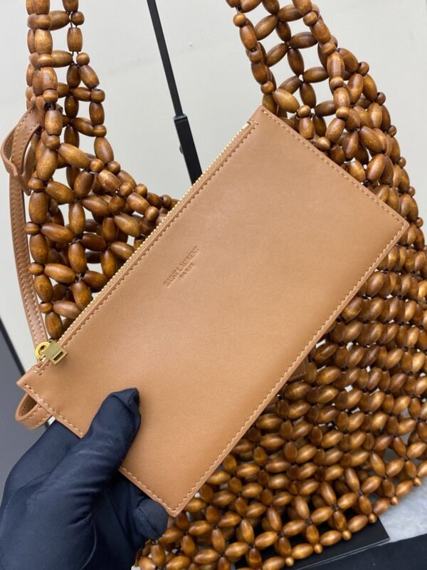YSL LE 5 À 7 large in wood beads