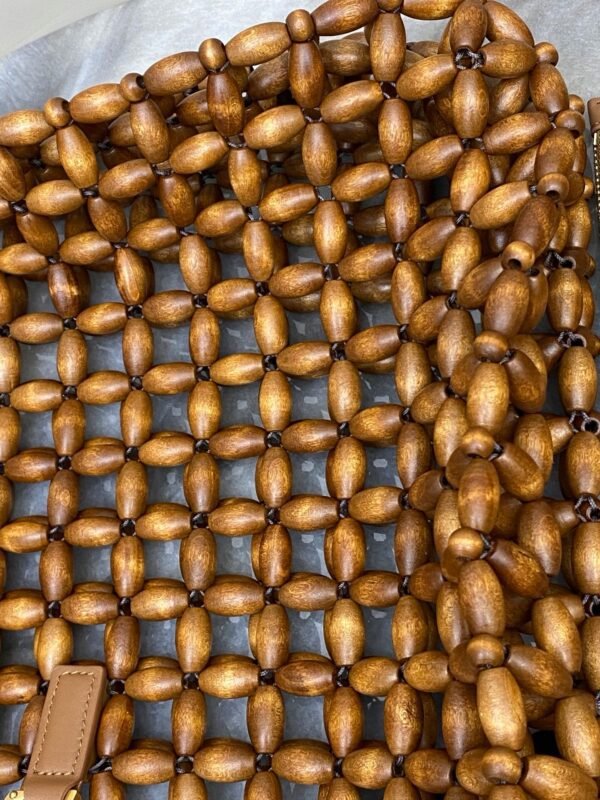 YSL LE 5 À 7 large in wood beads