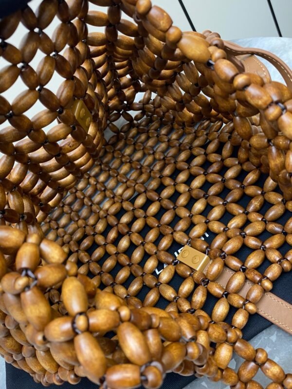 YSL LE 5 À 7 large in wood beads