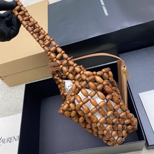 YSL LE 5 À 7 in wood beads