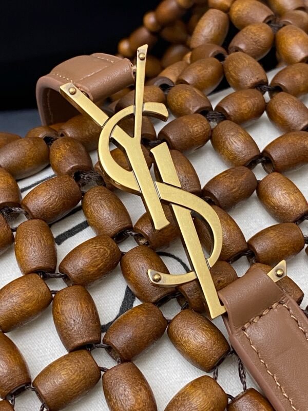 YSL LE 5 À 7 in wood beads