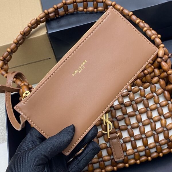 YSL LE 5 À 7 in wood beads