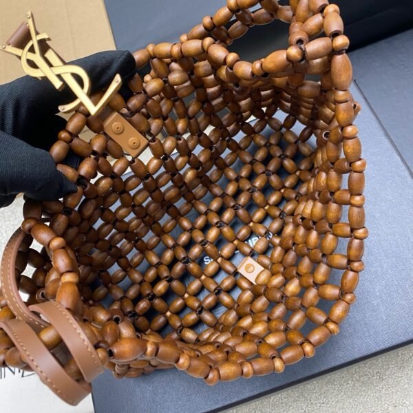 YSL LE 5 À 7 in wood beads