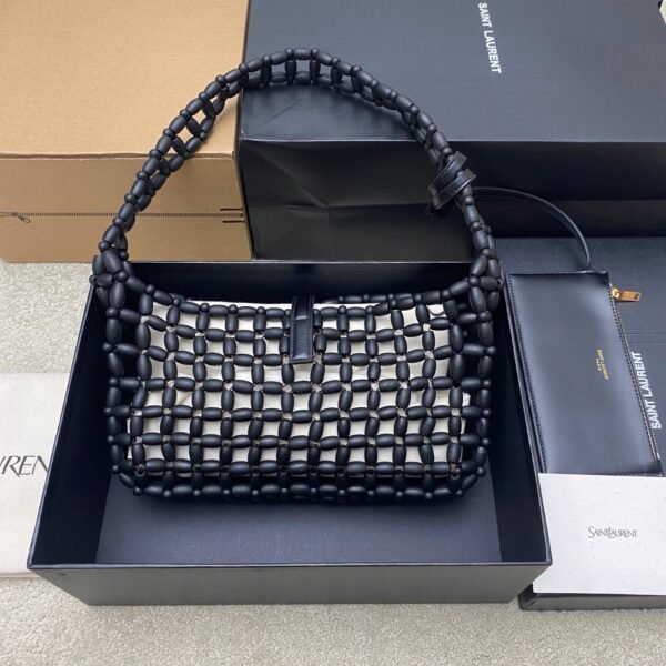 YSL LE 5 À 7 in wood beads