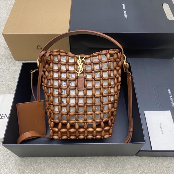 YSL LE 37 MINI wood beads