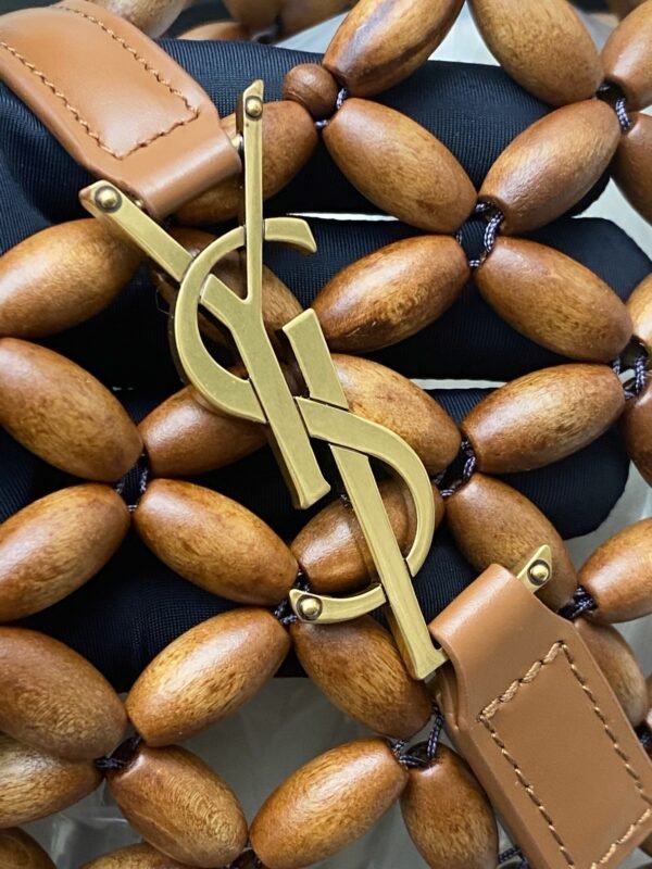 YSL LE 37 MINI wood beads