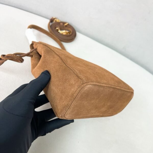 Prada Carry mini suede handbag