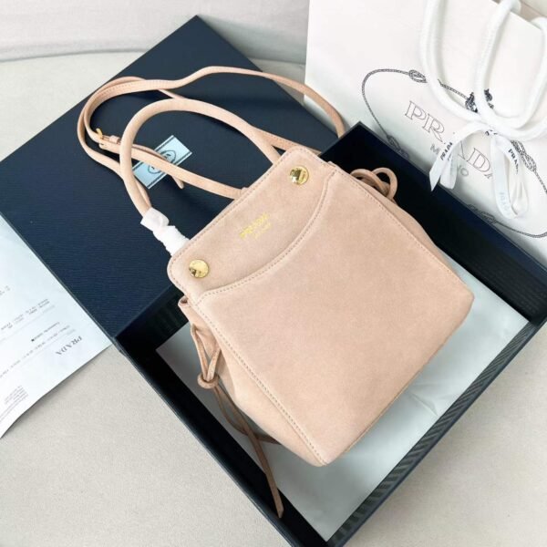 Prada Carry mini suede handbag