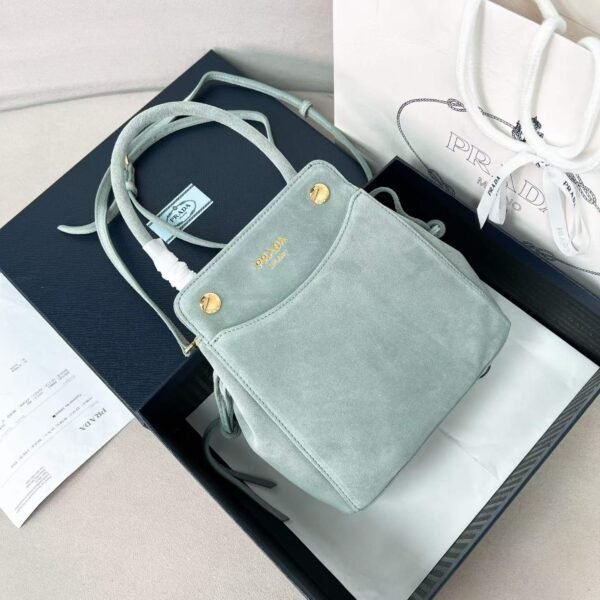 Prada Carry mini suede handbag