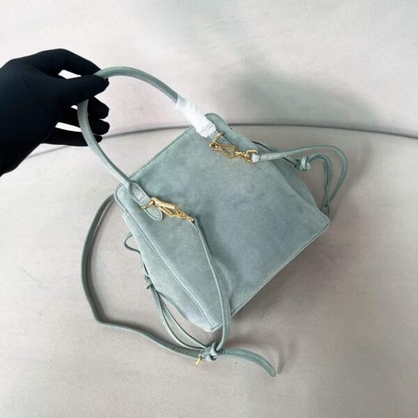Prada Carry mini suede handbag
