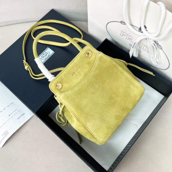 Prada Carry mini suede handbag