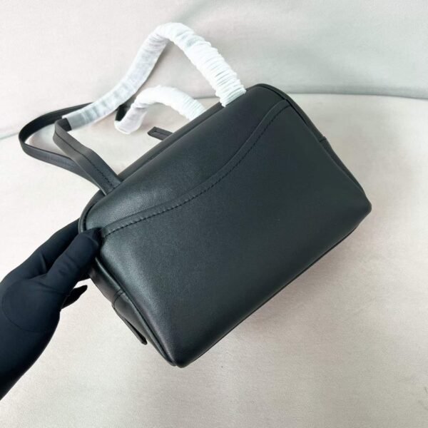 Prada Box antiqued leather top-handle mini-bag