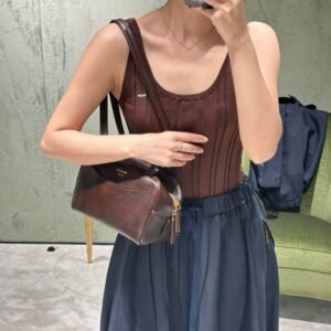 Prada Box antiqued leather top-handle mini-bag