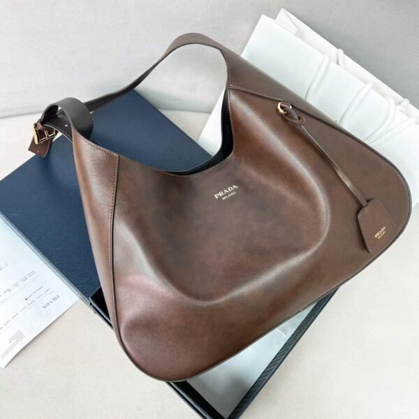 Prada Boogie large leather bag
