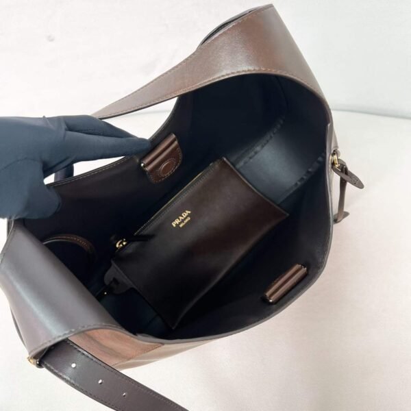 Prada Boogie large leather bag