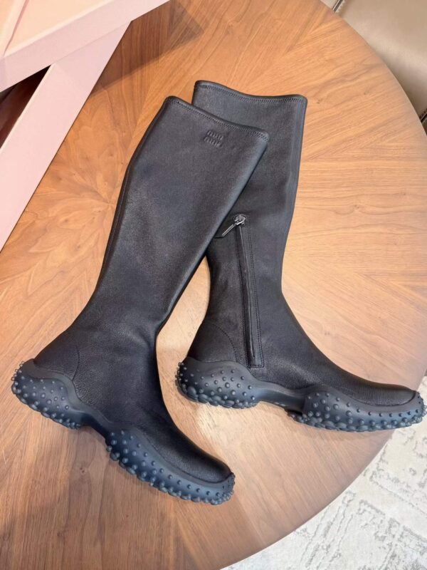 MIUMIU Stretch Knee-High Boots