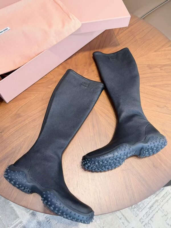 MIUMIU Stretch Knee-High Boots
