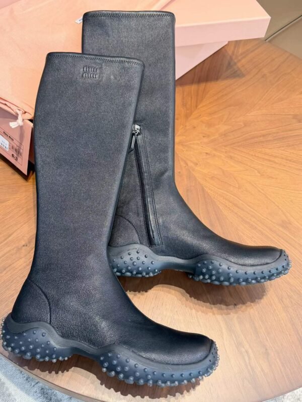 MIUMIU Stretch Knee-High Boots