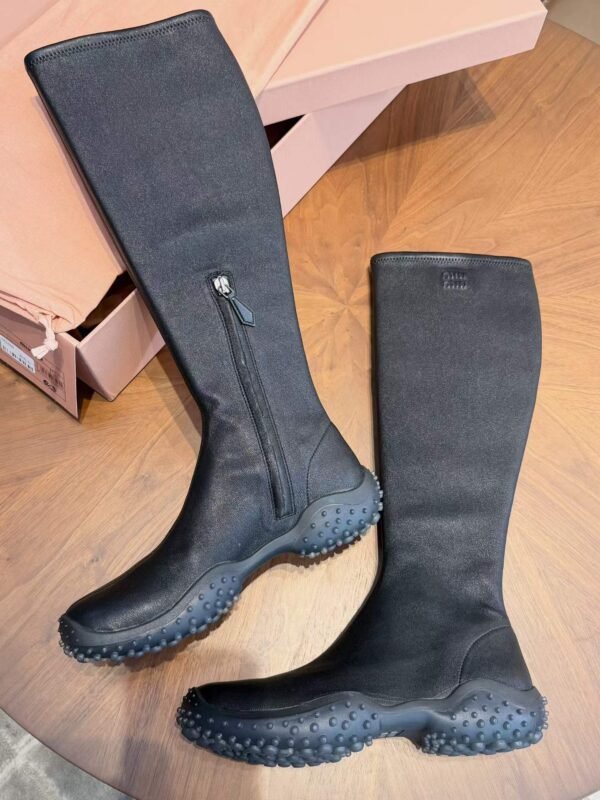 MIUMIU Stretch Knee-High Boots