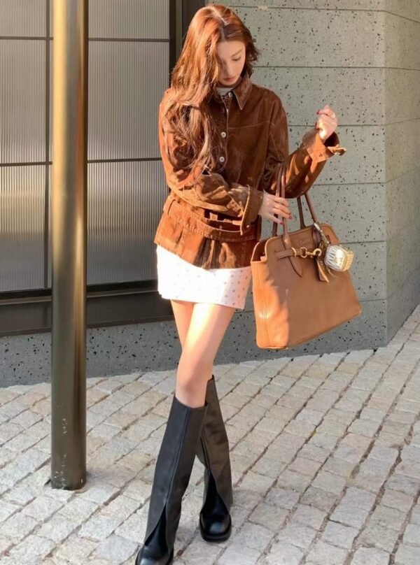 MIUMIU Aventure nappa leather bag