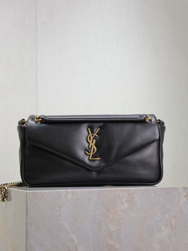 YSL CALYPSO small chain pouch in lambskin
