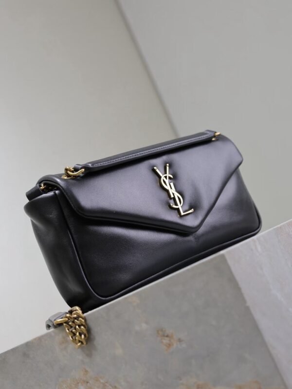 YSL CALYPSO small chain pouch in lambskin