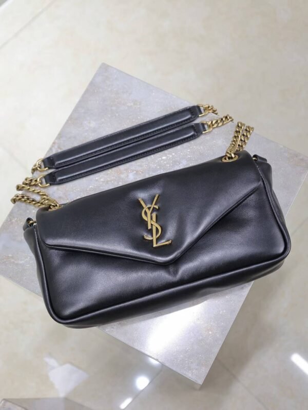 YSL CALYPSO small chain pouch in lambskin