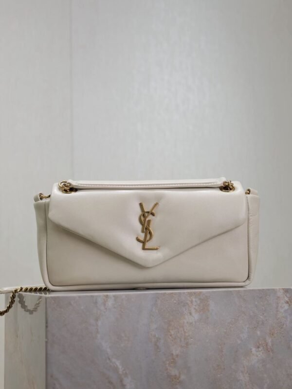 YSL CALYPSO small chain pouch in lambskin