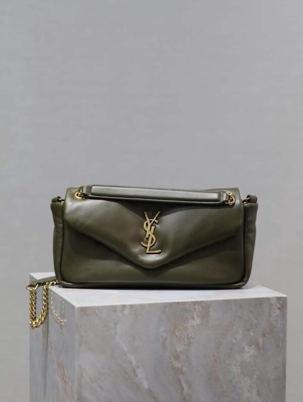 YSL CALYPSO small chain pouch in lambskin