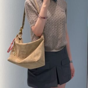MIUMIU Spirit suede bag