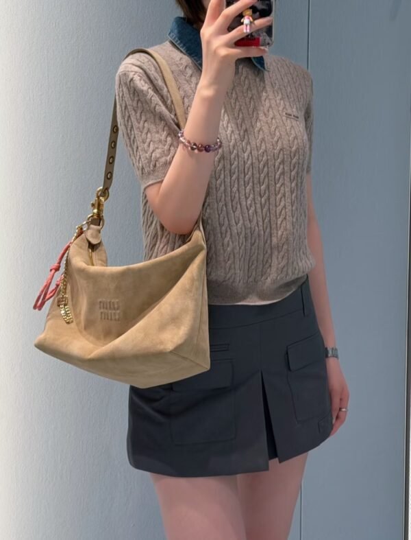 MIUMIU Spirit suede bag