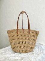 YSL Panier Raffia Bag - Image 15
