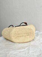 LOEWE Anagram Basket Bag in iraca palm and calfskin - Image 9