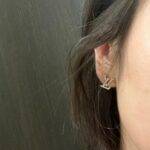 LV Diamond Stud Earing