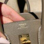 HERMES Birkin Sellier 25 Color18 Epsom leather - Image 8