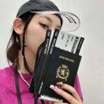 Balenciaga Air ticket PASSPORT Sling bag