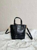 YSL mini Crocodile print tote bag