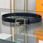 CHANEL Square buckle needle through the belt 20mm - Image 2